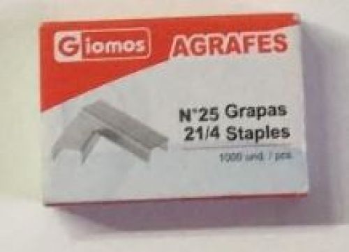 AGRAFES GIOMOS Nº 25 1000 UN. , Giomos , 005748 , 6932228005748